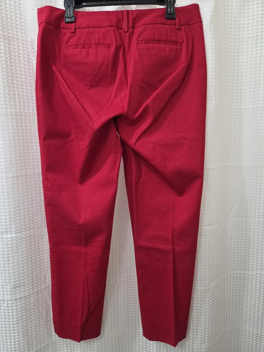 Talbots Hampshire Ankle Pants Red 10 Preppy Classic Business Casual Coastal